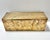 A wonderful heavy-weight textured brass box. It may be a handmade humidor. The brass is a hammered repoussé. It’s a...