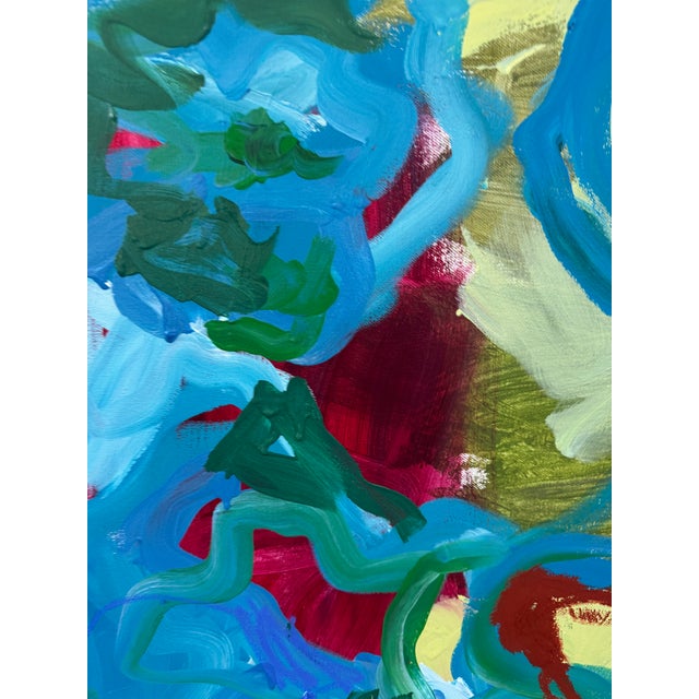 “Poolside” Original Painting by Hayley Morée For Sale - Image 4 of 4