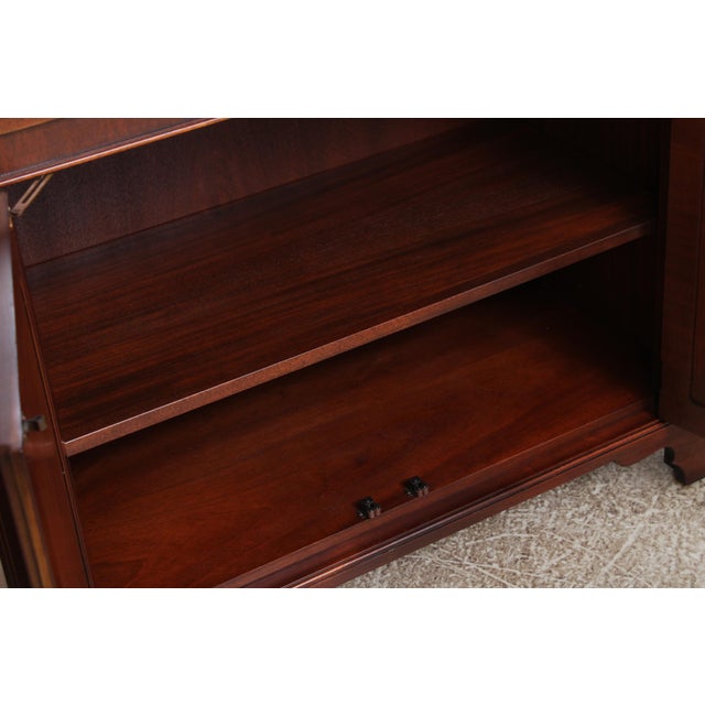 Wood Baker Historic Charleston Dome Top Mahogany China Cabinet For Sale - Image 7 of 18
