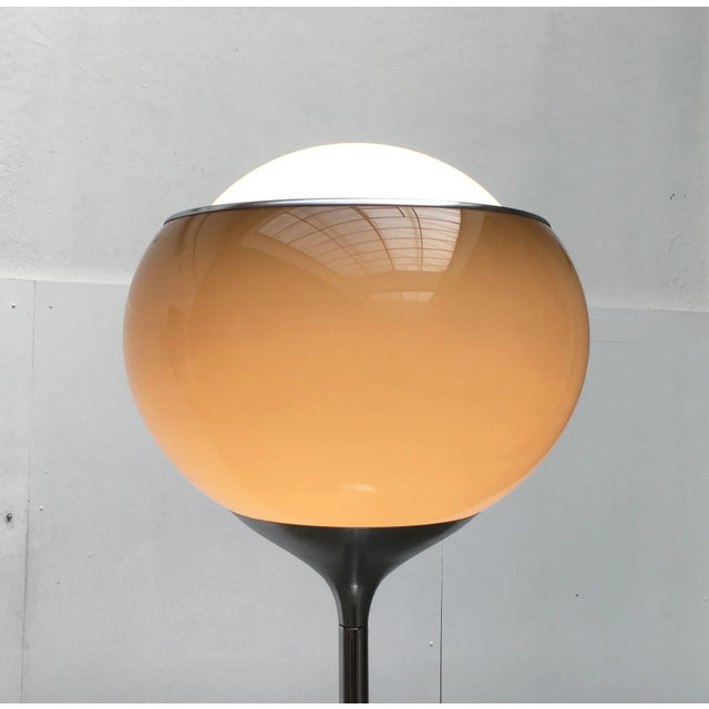 Mid-Century Italian Space Age Flash Floor Lamp from Guzzini For Sale - Image 11 of 18