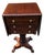 Early 20th Century Mahogany Empire Styled Sewing Cabinet For Sale