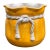 Made in Italy Trompe L’Oleil Lemon Yellow Cache Pot For Sale