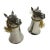Antique Silver Horse Flagon - Pair For Sale