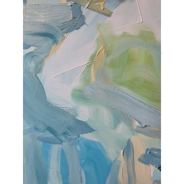 "Sunday Blue" Original Painting by Hayley Morée For Sale - Image 4 of 4