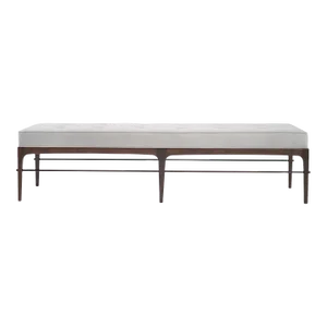 Linear Bench in Dark Walnut Series 72 by Stamford Modern
