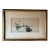 Antique Venetian Watercolor Sailboats on Water City Background For Sale