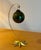 Vintage German Large Glass Hanging Ball Ornament on Gold Star Stand For Sale In Seattle - Image 6 of 7