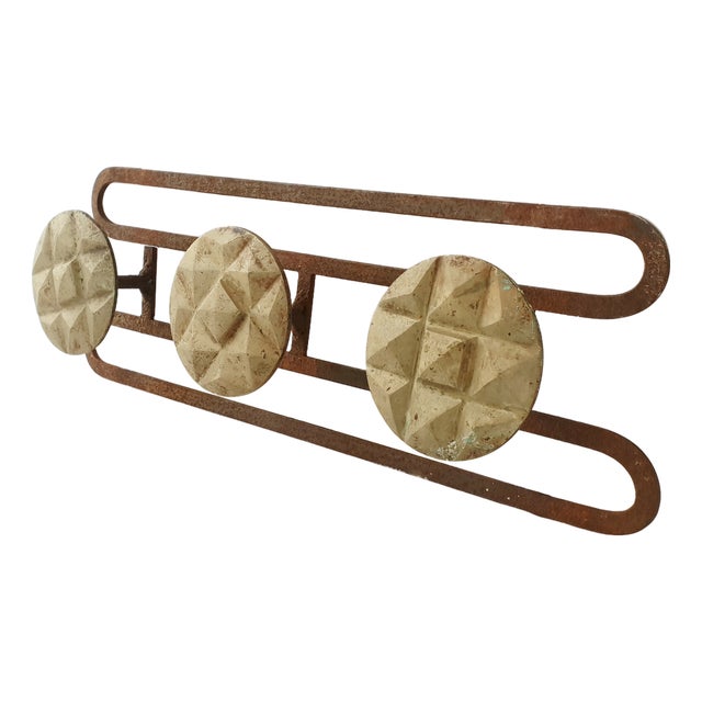 Art Deco Metal Coat Rack by M.D. Berwing, 1920-1930 For Sale