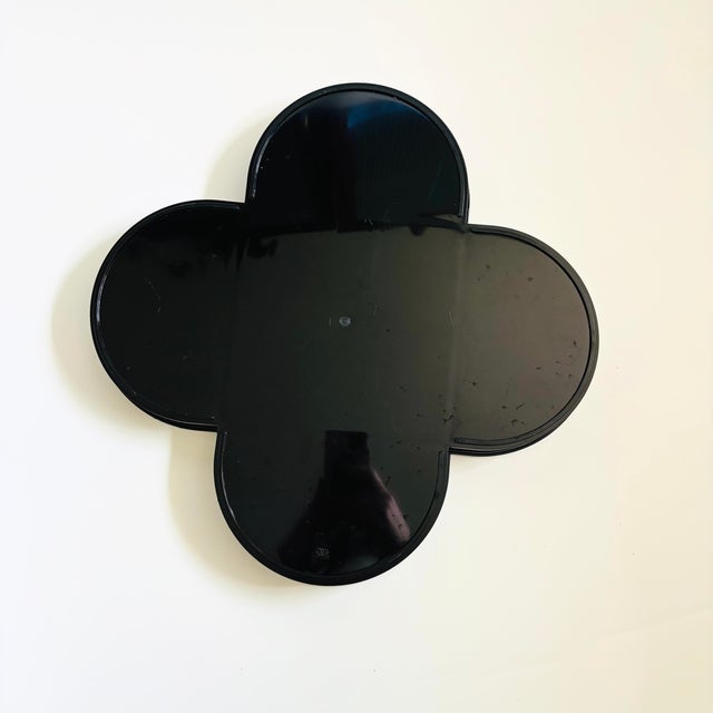 Plastic Large 14" Dansk Divided Black Plastic Tray by Gunnar Cyren For Sale - Image 7 of 8