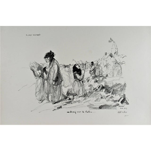 Jean Louis Forain, Le Pays Reconquis, 1918 For Sale - Image 4 of 4