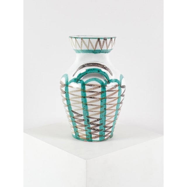 Robert picault (1919 - 2000) vase france, circa 1960 ceramic signed “rp” and stamped “picault made in france” under the...