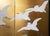 "Wave and White Herons" by Sekko, Heisei Era Japanese Byobu Screen For Sale - Image 10 of 18