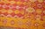 Mid-Century Modern Mid 20th Century Saffron Red Quirky Moroccan Colorful Geometric Accent Rug - 4'6" x 9'2" For Sale - Image 3 of 18