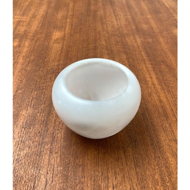 Vintage Italian Alabaster Bowl For Sale - Image 4 of 13
