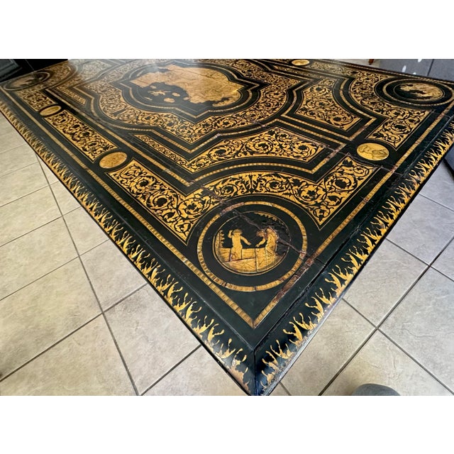 Italian Neo-Classic Inlaid Marquetry Coffee Table For Sale - Image 16 of 18