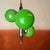 Mid-Century Modern Space Age Portuguese Chandelier with Green Glass Globes, 1960s For Sale - Image 6 of 10