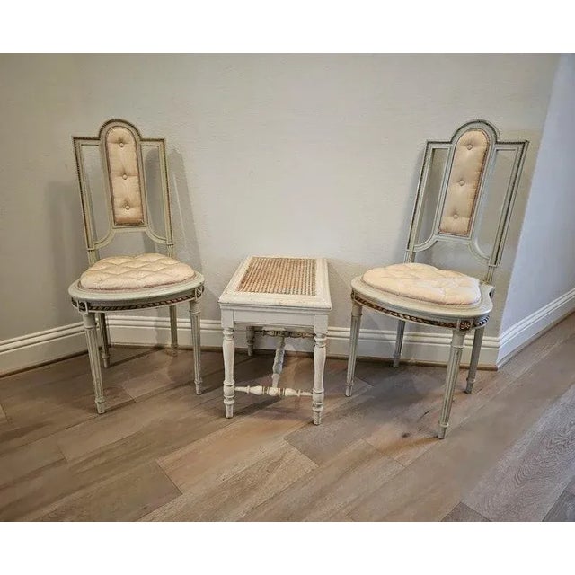 19th Century French Provincial Louis XVI Style Necessary Stool End Table For Sale - Image 10 of 10