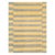 A vintage Turkish flat-weave Kilim accent rug handmade during the mid-20th century with a striped design offset on 3...