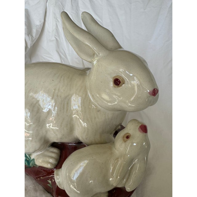 Rabbit and Bunny Sculpture For Sale In San Francisco - Image 6 of 7