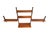 1960s Vintage Three-Piece Wall Unit with Desk by Louis Van Teeffelen for Wébé, 1960s For Sale - Image 5 of 9