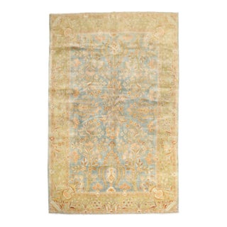 Manchester Wool Signed Persian Kashan Carpet rug no. j4289 For Sale