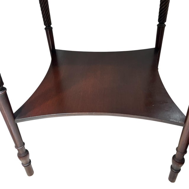 1940s American Mahogany Side Table For Sale - Image 6 of 8