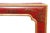 Wood Red Chinoiserie Coffee Table For Sale - Image 7 of 11