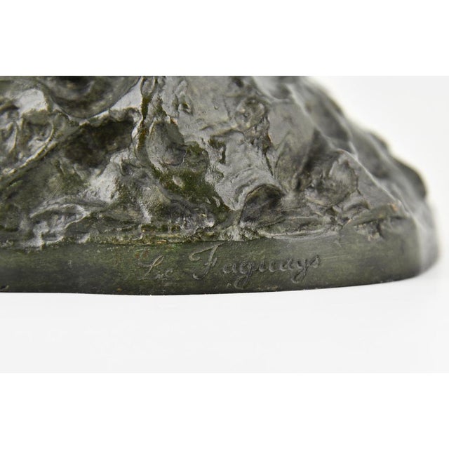 Pierre Le Faguays, Art Deco Diana with Bow, 1925, Bronze For Sale - Image 10 of 12