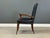 Mid-Century Modern 1960s Black Vinyl Office Desk Chair For Sale - Image 3 of 9