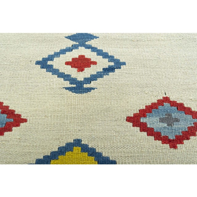Handwoven Kilim Rug For Sale - Image 5 of 9