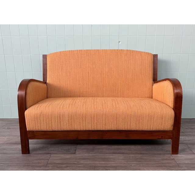 Antique Art Deco Sofa in Bentwood, 1930s For Sale - Image 11 of 11