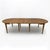 Tan Antique Tuscan Elm Extendable Round Dining Table with Five Leaves, 1900 For Sale - Image 8 of 15