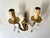 1950s Double Bronze Wall Lights and Pendants, 1950s, Set of 2 For Sale - Image 5 of 8