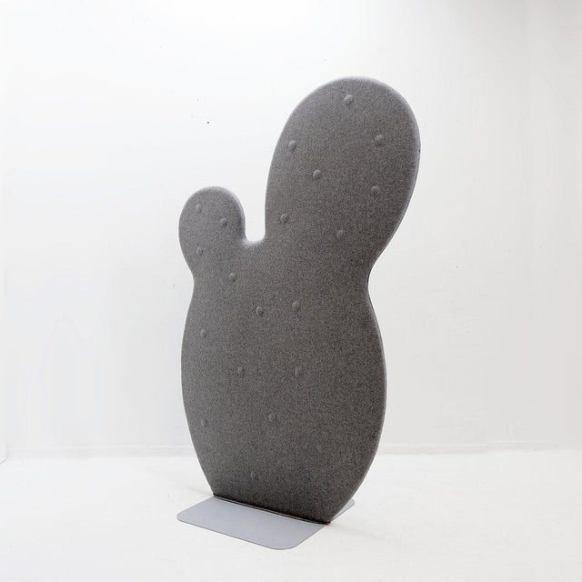 Gray Acoustic Taco BuzziCactus Wall Partition from Sas Adriaenssens, Belgium For Sale - Image 8 of 11