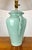 Celadon Mid Century Modern Celedon Crackle Glaze Ginger Jar Table Lamp For Sale - Image 8 of 11