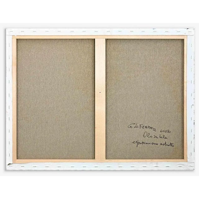 Giorgio Lo Fermo, Abstract Expression, Original Oil on Canvas, 2022 For Sale - Image 3 of 4