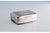 Brushed Silver and Gold Lidded Vinaigrette Box For Sale - Image 10 of 11