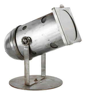 Patinated Metal Spotlight Lamp