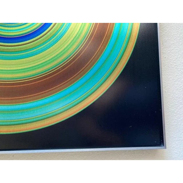 2010s Aluminum Op Art Print on Aluminum by Michael Piquette For Sale In Los Angeles - Image 6 of 13