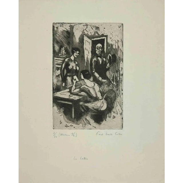 Etching and aquatint realized by Paul Emile Colin in 1930s. Hand signed, numbered and titled. Edition of 1/4. This piece...