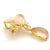 Contemporary Bochic “Capri” Pink Quartz & White Topaz Pendent / Brooch Set 18K Gold & Silver For Sale - Image 3 of 9