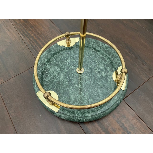Metal Vintage Green Marble Fireplace Tools - Set of 5 For Sale - Image 7 of 18
