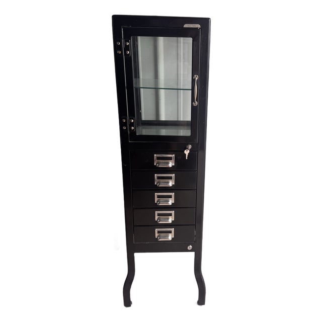 Vintage Dulton Pharmacy Cabinet for Restoration Hardware For Sale