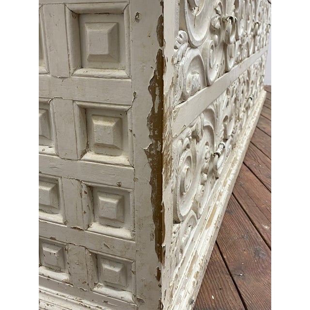 Relief Carved Spanish Colonial Style Six Drawer Dresser, 1960s For Sale - Image 15 of 17