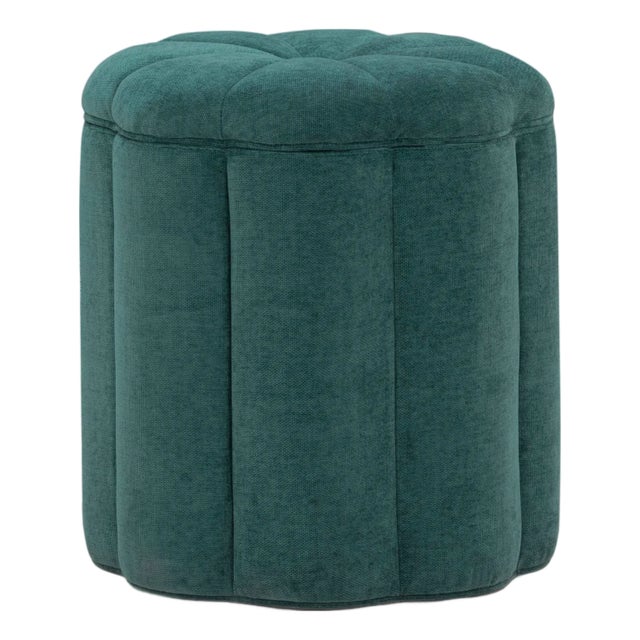 Fleur Peacock Storage Ottoman For Sale In Los Angeles - Image 6 of 6