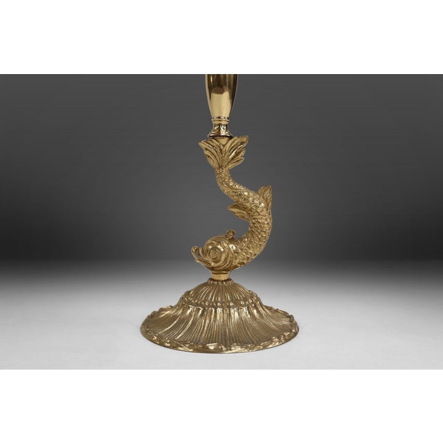 A striking fusion of decorative symbolism and mid-century craftsmanship, this vintage ashtray, crafted in Belgium circa...