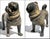 Austrian Standing Pug Dog Composition Lifesize Sculpture For Sale In New York - Image 6 of 7