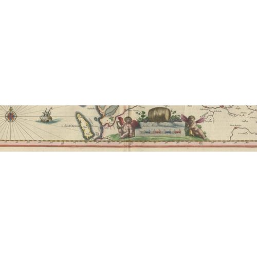 17th Century Antique Blaeu Map of Poitou, 1642 For Sale - Image 5 of 12