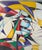 Original Juan Quevedo Pop Cubism Geometric Guitarist Music Mixed Media Painting For Sale - Image 4 of 18