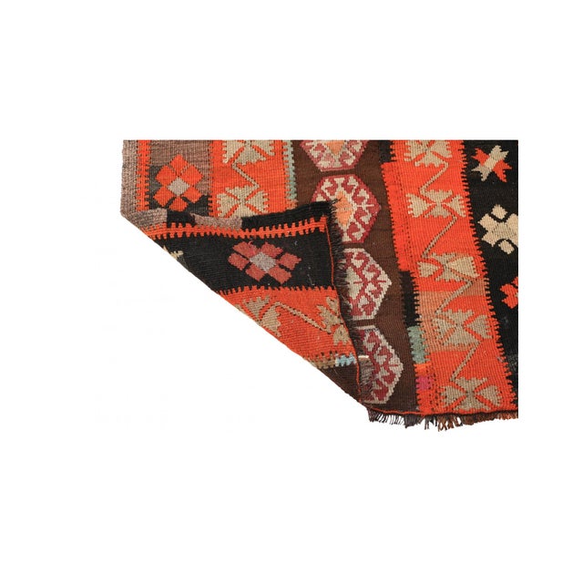 1960s Vintage Decorative Turkish Kilim Rug - 2`7″ X 3`11″ For Sale - Image 5 of 6